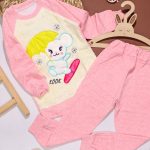 بلوز شلوار دخترانه گلدوزی چتر پولیشی