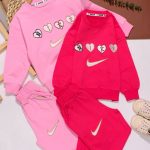 بلوز شلوار نایک گلدوزی نیم بگ