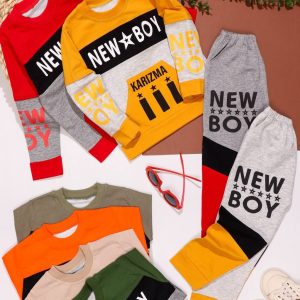 بلوز شلوار تیکه دوزی نیو بوی