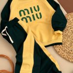 بلوز شلوار تیکه دوزی miu miu