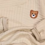 بلوز شلوار ژاکارد خطی تدی