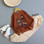 بلوز شلوار کتان دم پا کش ماریو