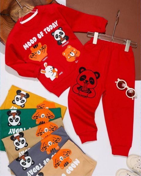 بلوز شلوار اسپرت طرح حیوانات