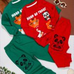 بلوز شلوار اسپرت طرح حیوانات