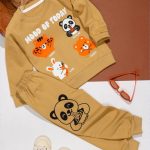 بلوز شلوار اسپرت طرح حیوانات