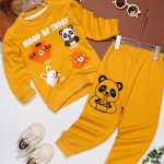 بلوز شلوار اسپرت طرح حیوانات