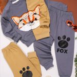 بلوز شلوار طرح بچه روباه