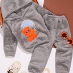 هودی شلوار دو رو پولیشی گربه