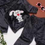 هودی شلوار دو رو پولیشی خرگوش