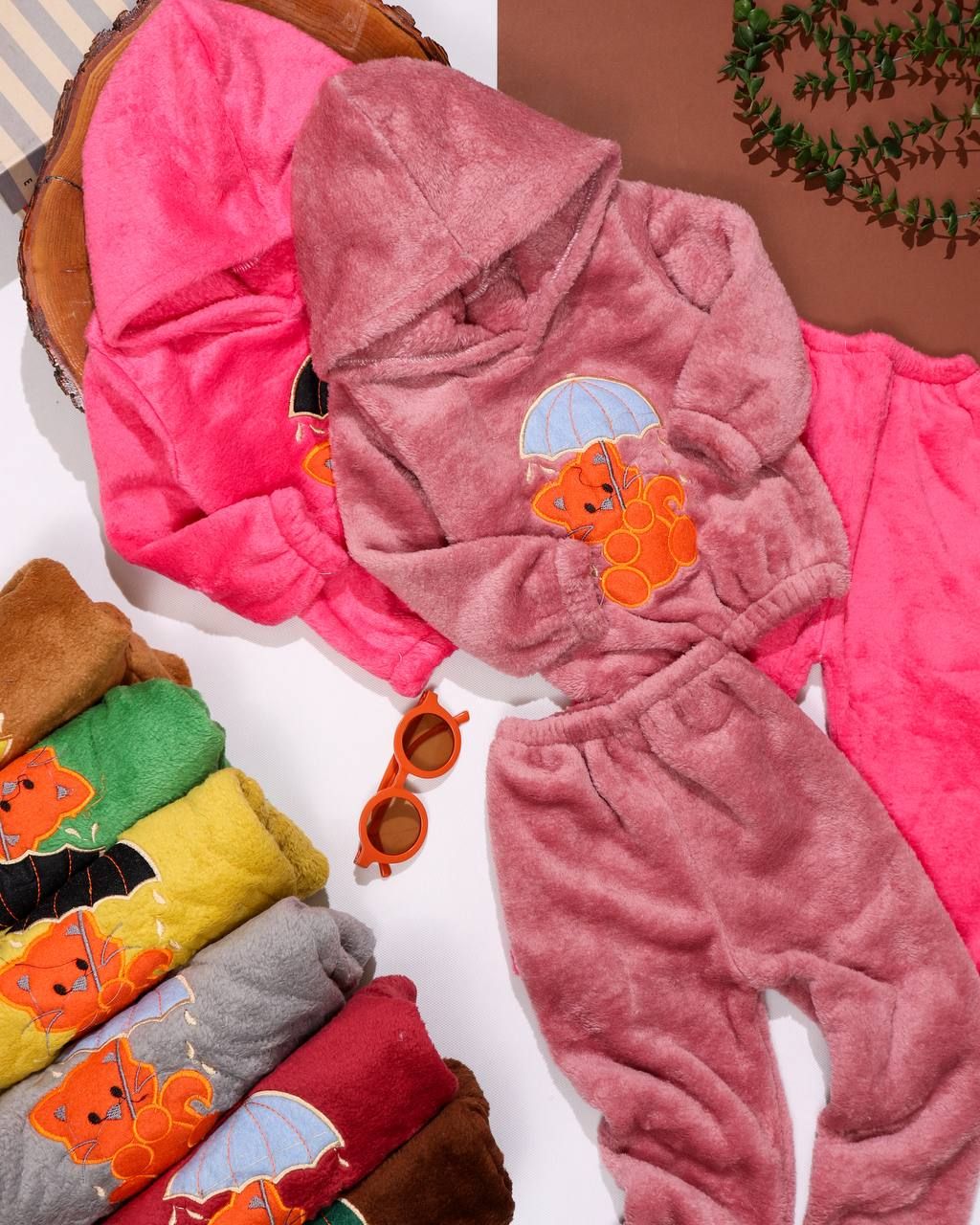 هودی شلوار دو رو پولیشی گربه