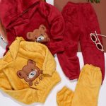 هودی شلوار دو رو پولیشی تدی