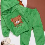 هودی شلوار دو رو پولیشی تدی