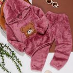 هودی شلوار دو رو پولیشی تدی