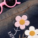 شلوار جین شست رادو طرح گل