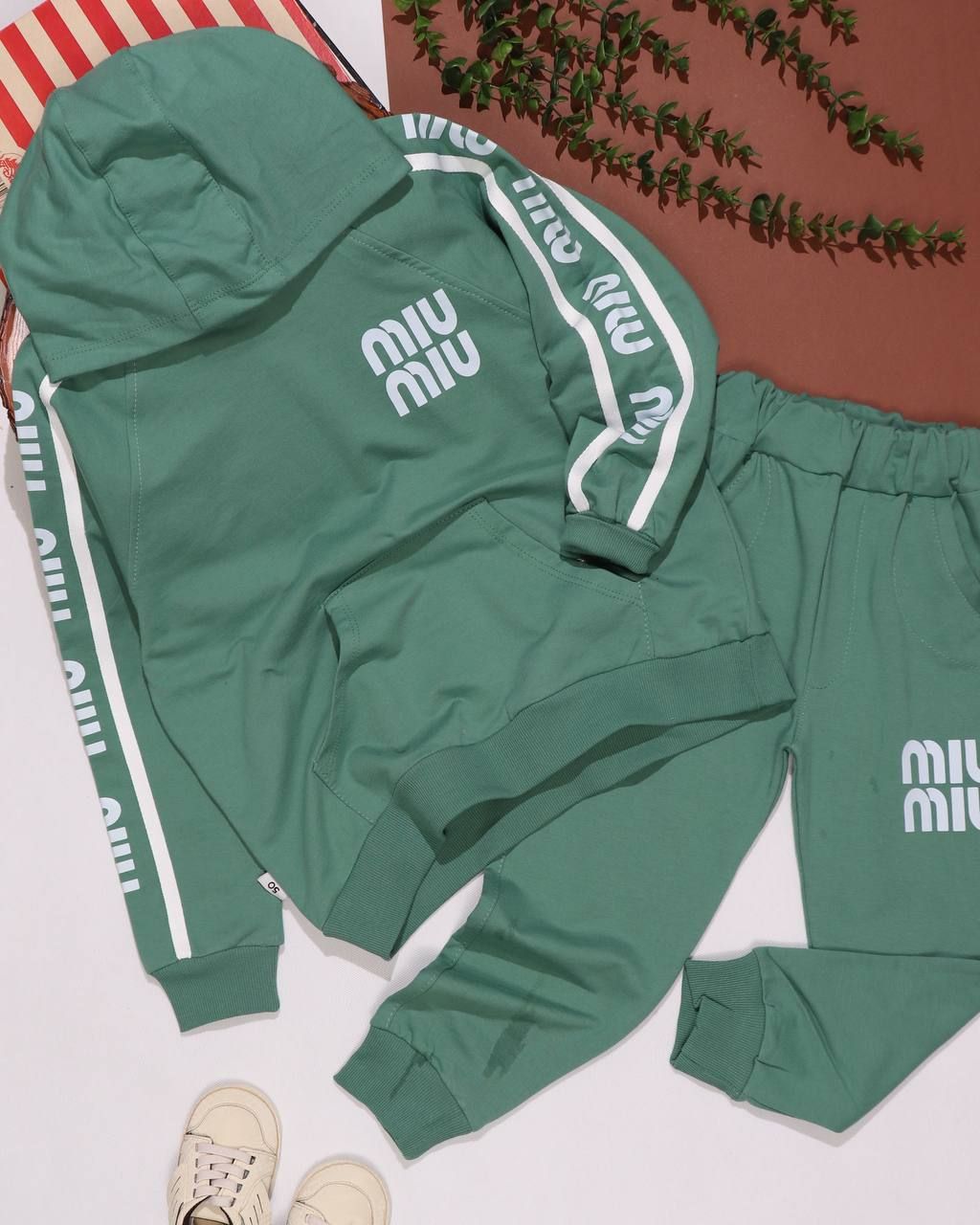 هودی شلوار جیب دار miu miu
