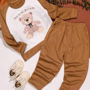 بلوز شلوار رگلان خرسی