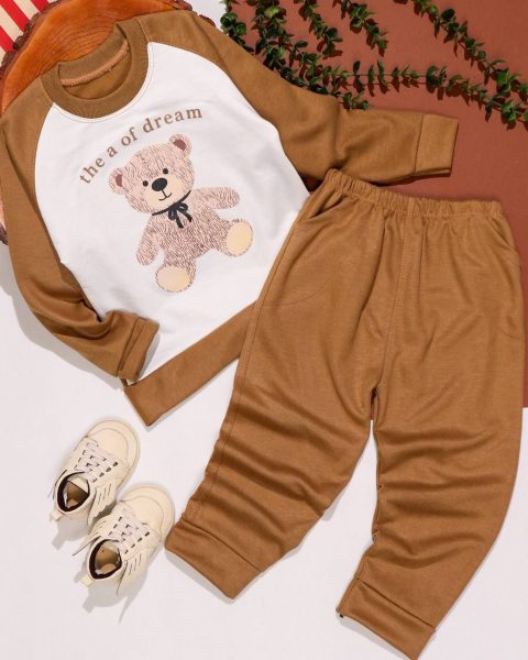 بلوز شلوار رگلان خرسی