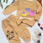 بلوز شلوار دخترانه توت فرنگی