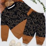 بلوز شلوار اسپرت طرح ورساچ