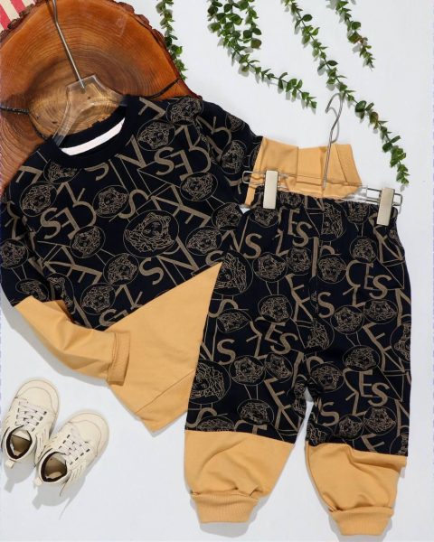 بلوز شلوار اسپرت طرح ورساچ