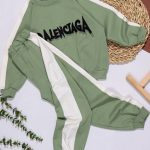 بلوز شلوار اسپرت تیکه دوزی گلدوزی بالنسیا