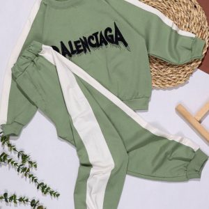 بلوز شلوار اسپرت تیکه دوزی گلدوزی بالنسیا