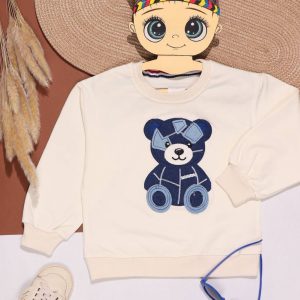 بلوز تک گلدوزی جین خرس