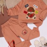 بلوز شلوار گلدوزی خرس ملاه