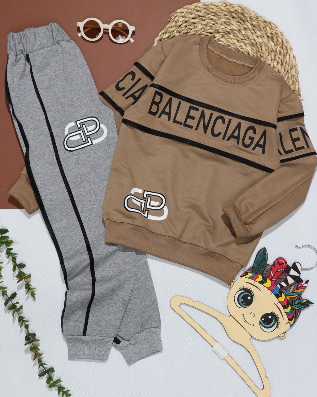 بلوز شلوار نوار دوری بالنسیاگا