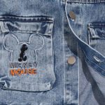 کت شلوار جین اسپرت گلدوزی میکی