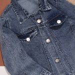 کت شلوار جین اسپرت گلدوزی تدی