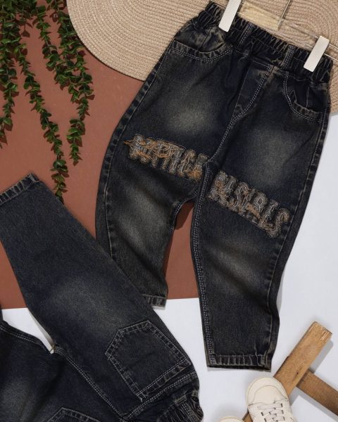 شلوار جین گلدوزی بوتگا