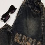 شلوار جین گلدوزی بوتگا
