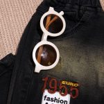 شلوار جین مام مشکی تین