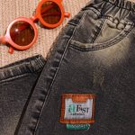 شلوار جین مام ذغالی مارک