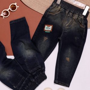 شلوار جین مام آبی مارک