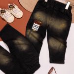 شلوار جین مام مشکی تین