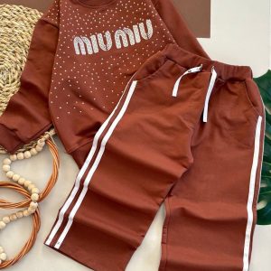 بلوز شلوار بگ دخترانه miu miu