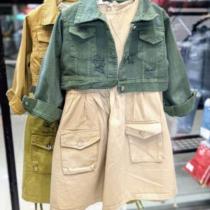 کت سارافن کتان گرم بالا پاکتی