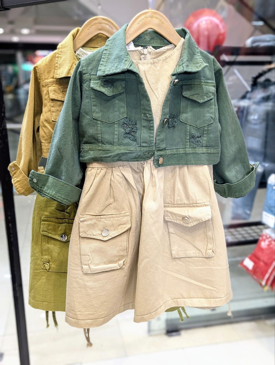 کت سارافن کتان گرم بالا پاکتی