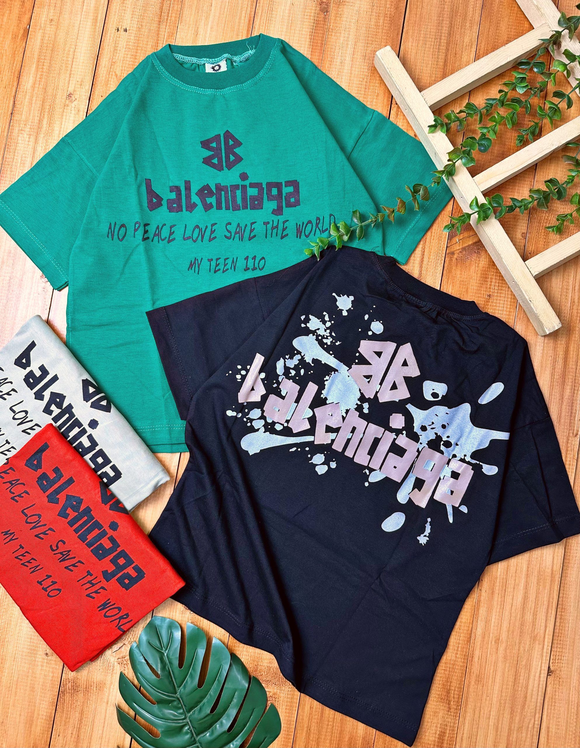 تی شرت لش باکسی اسپرت بالنسیا