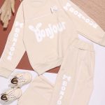 بلوز شلوار بگ دخترانه نوار دوزی