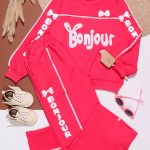 بلوز شلوار بگ دخترانه نوار دوزی