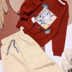 بلوز شلوار کتان اسپرت تام و جری