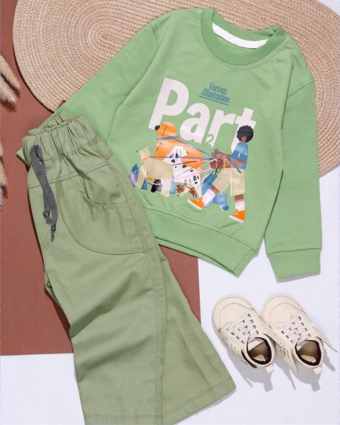 بلوز شلوار کتان اسپرت part