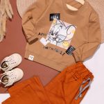 بلوز شلوار کتان اسپرت تام و جری