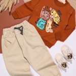 بلوز شلوار کتان اسپرت گربه