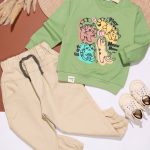 بلوز شلوار کتان اسپرت گربه