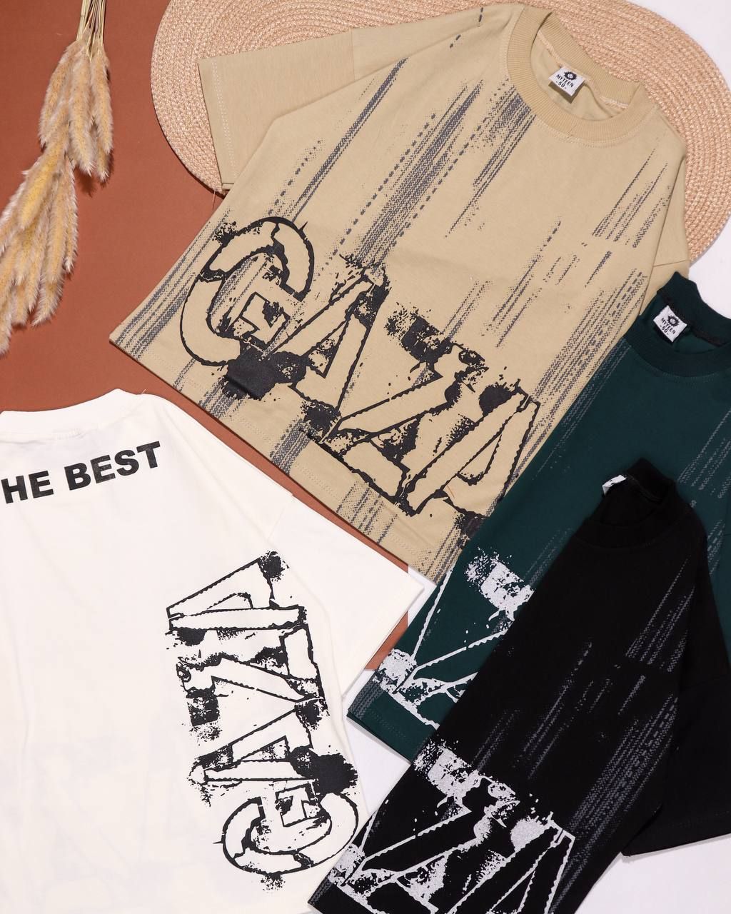 تیشرت لش باکسی پشت چاپ GAZA