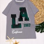 تیشرت لش باکسی LA